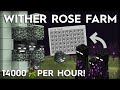 Minecraft Wither Rose Farm - 14000 Roses Per Hour - 1.16