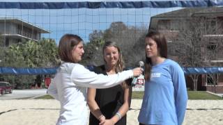 Tulane Beach Vb Tea Juric And Jackie Wegner