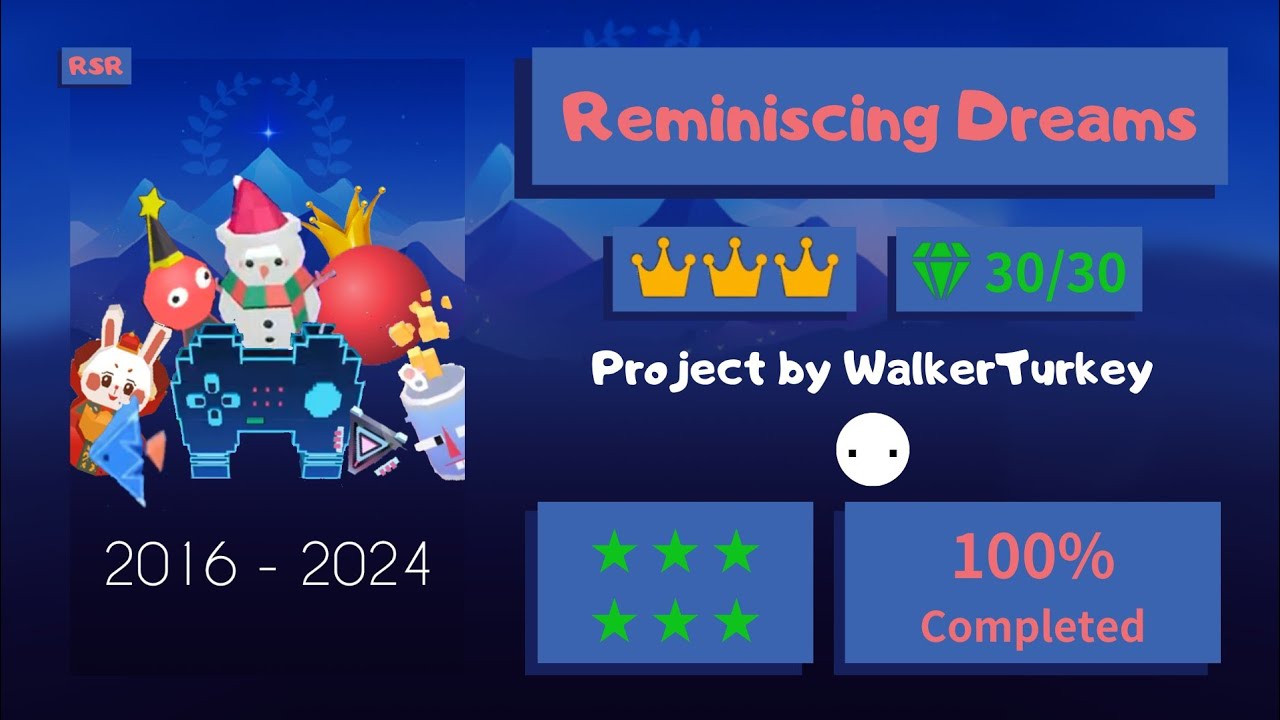 [Mega Collab More Than 60+ People] Rolling Sky Remake - Reminiscing Dreams 尋憶之夢 | ⭐⭐⭐⭐⭐⭐