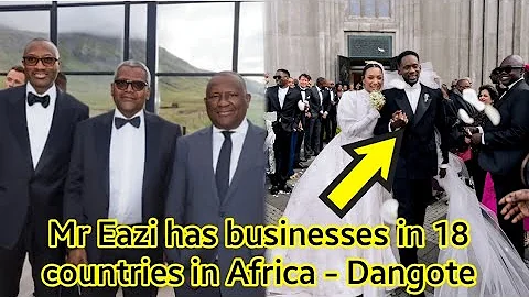 What Dangote Gave Friend Daughter Temi At Wedding With Mr Eazi In Iceland 