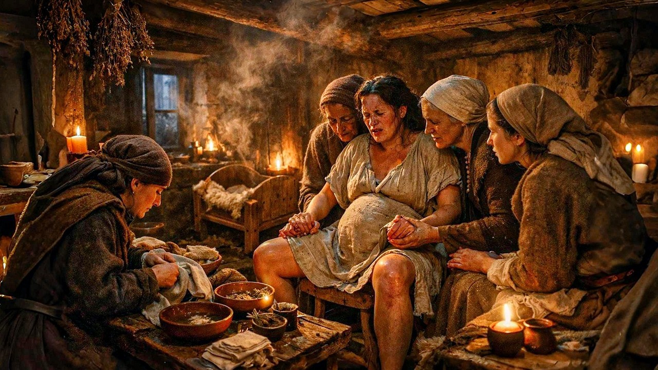 La vita nel 1348: Parto senza ospedali — Come le donne medievali davano alla luce i loro figli