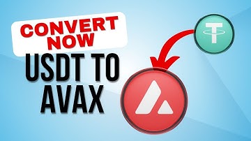 How to convert Tether Usdt to AVAX