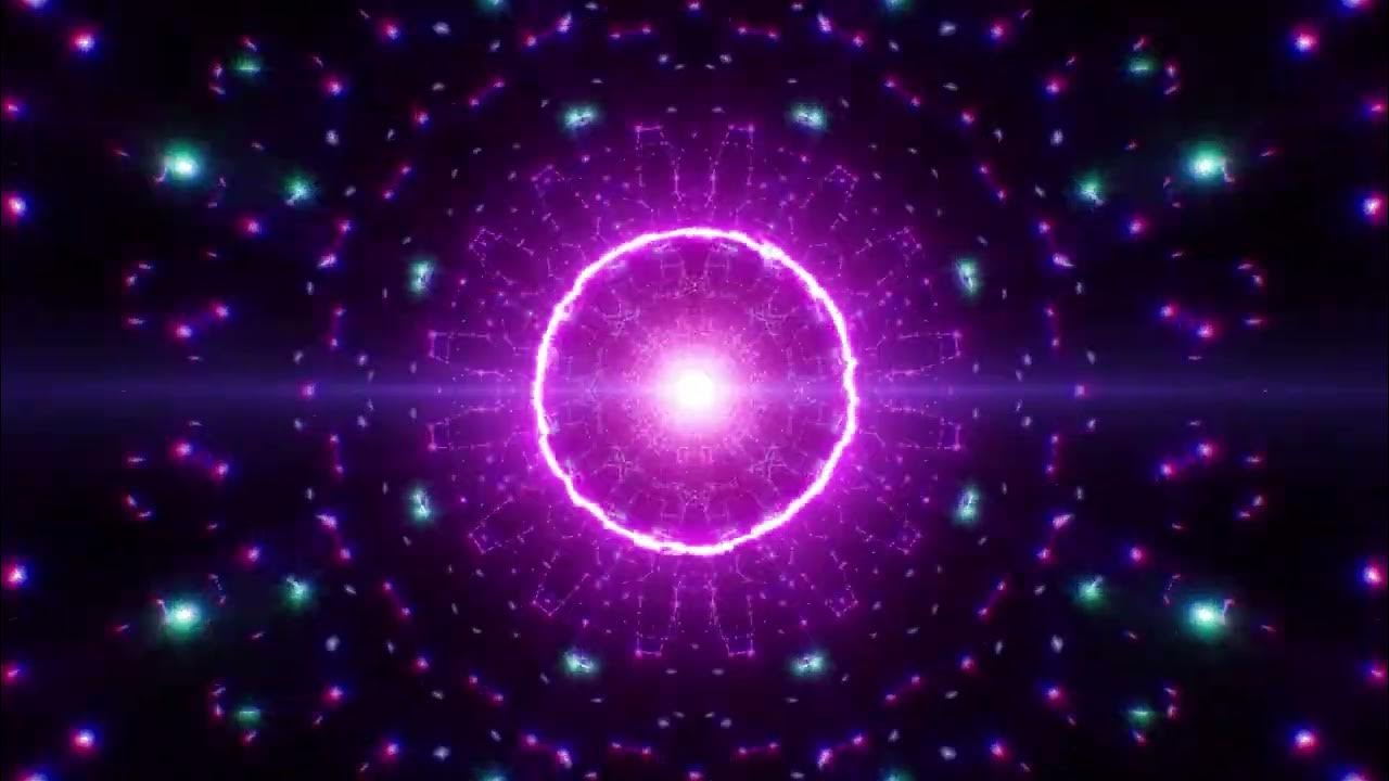 Abstract Pulsing Dreamy Fantastic Light Effects Visual Art Background