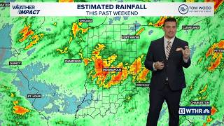 See how much rain fell across Indiana this past weekend