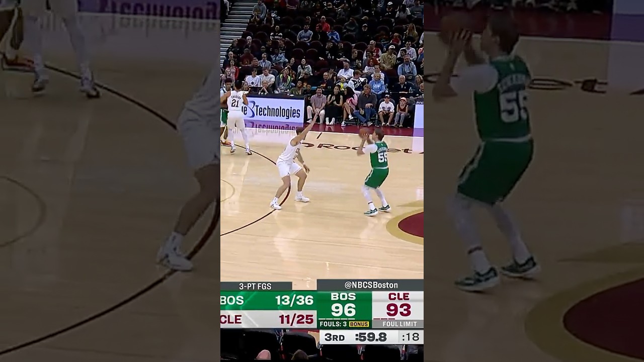 Shooter's touch 🤌 #celtics #nba #shorts