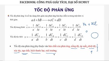 HÓA ĐẠI CƯƠNG - C6 - ĐỘNG HÓA HỌC - LÝ THUYẾT