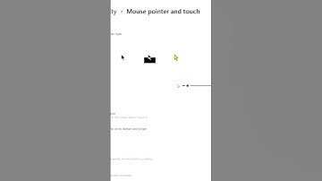 how change the mouse pointer size  in windows 11 | change mouse size win 10 and 11#shorts #hack