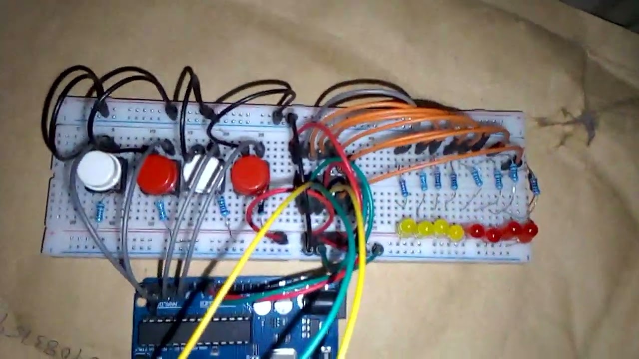 LED Chaser with 595 Shift Register – Arduino Project