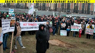 Стихийный митинг в Москве! Экология выводит людей на улицу! Сквер, Лукойл, Лангонаки