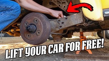 How to LIFT the Rear of a VW BUG! Bug Build Ep. 1