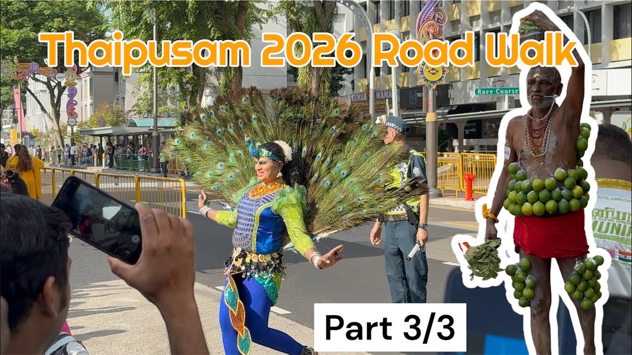 Thaipusam 2026 Singapore | Festival Walk | Devotees, Kavadi & Devotional vibes #thaipusam