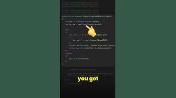 ArrayPool is awesome in .NET