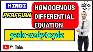 How to solve Pfaffian homogeneous d.e.
