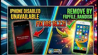 How to Remove iPhone Disabled Screen on iPhone 8 (iOS 16.7.2) | FRPFILE Ramdisk Tutorial