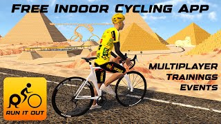 Runitout.app / FREE Indoor Cycling App / Multiplayer / Events / Trainings screenshot 1