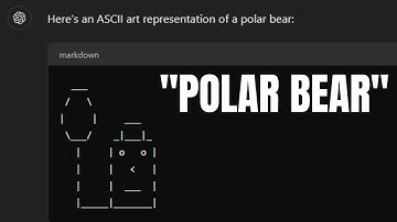 I Asked ChatGPT to Draw Random Things Using ASCII