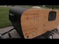 Build a Vintage looking wood camper at home Today cut out the ac cavity and install ceiling