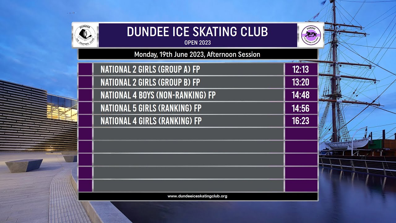 DUNDEE OPEN 2023 Monday 19th June Afternoon YouTube