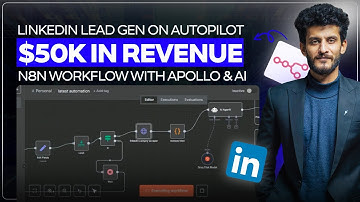 LinkedIn Lead Gen on Autopilot: $50K n8n Workflow with Apollo & AI