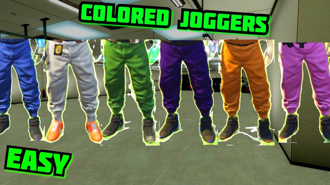 GTA 5 Online ANY COLORED JOGGERS GLITCH (GTA 5 Glitches) YouTube