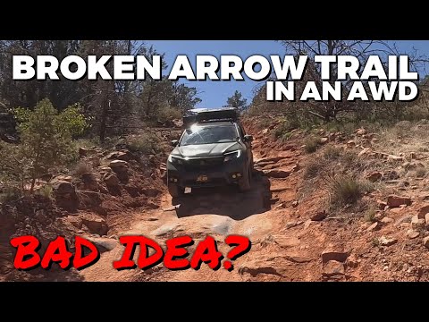 Taking on the Broken Arrow Trail in my AWD