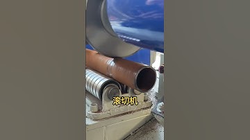 Automatic feeding hob pipe cutting machine for fast cutting without burrs#viral #shortvideo