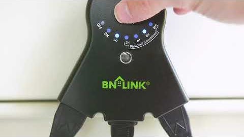 BN-LINK U129L Outdoor 24-Hour Water Resistant Countdown Timer With Photocell Light Sensor