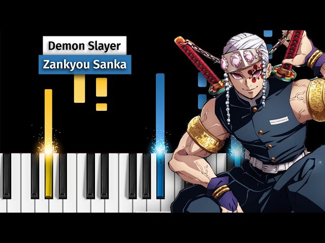 Demon Slayer Season 2 OP- Zankyou Sanka by Aimer【Piano