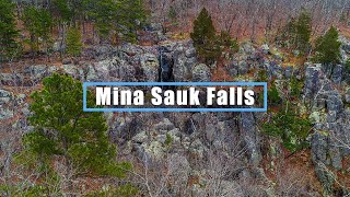 Mina Sauk Falls, Missouri Drone Video