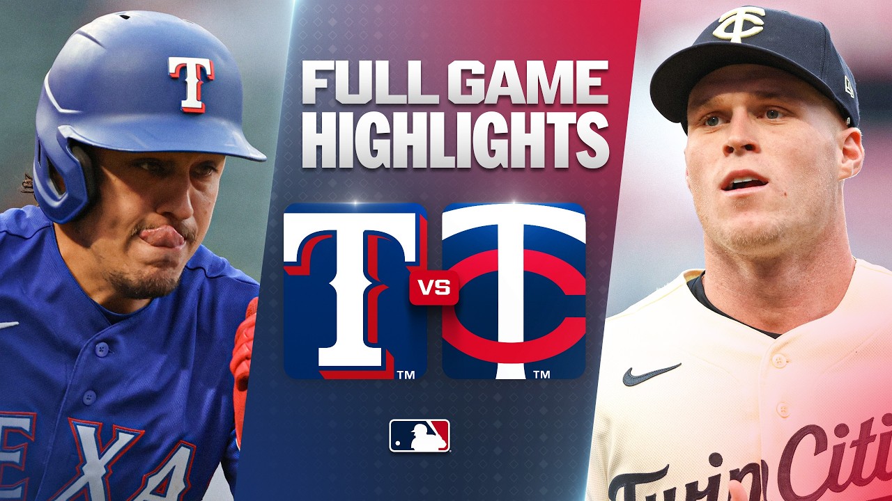 [MLB] 텍사스 레인저스 vs 미네소타 트윈스 경기 하이라이트