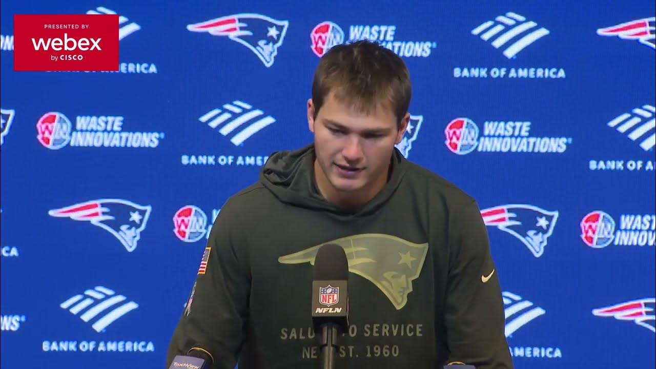 Drake Maye: "I'm Proud to Get the Win." | Patriots Press Conference -  YouTube