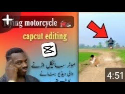 Flying motorcycle capcut editing /Capcut new magic video editing /teach ...