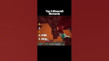 Top 5 Minecraft Moments.