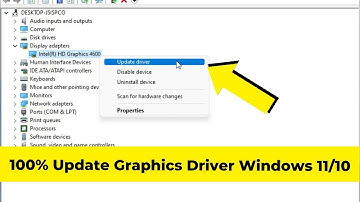 How To Update Graphics Driver Windows 11/10 (Intel AMD Nvidia)