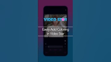 Easily Add Coloring in Video Star