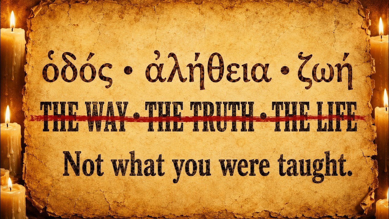 John 14:6: 3 Greek Words That Rewrite 'I Am the Way, the Truth, & the Life'
