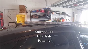 STL Speedtech Lights Striker 8 TIR LED Flash Patterns