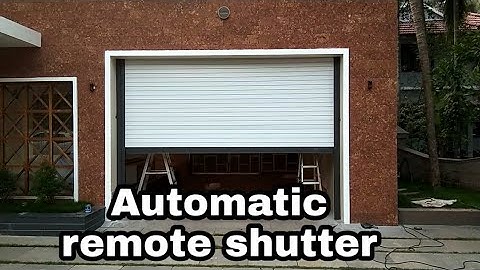 Automatic Remote  Rolling shutter making #automation #remote
