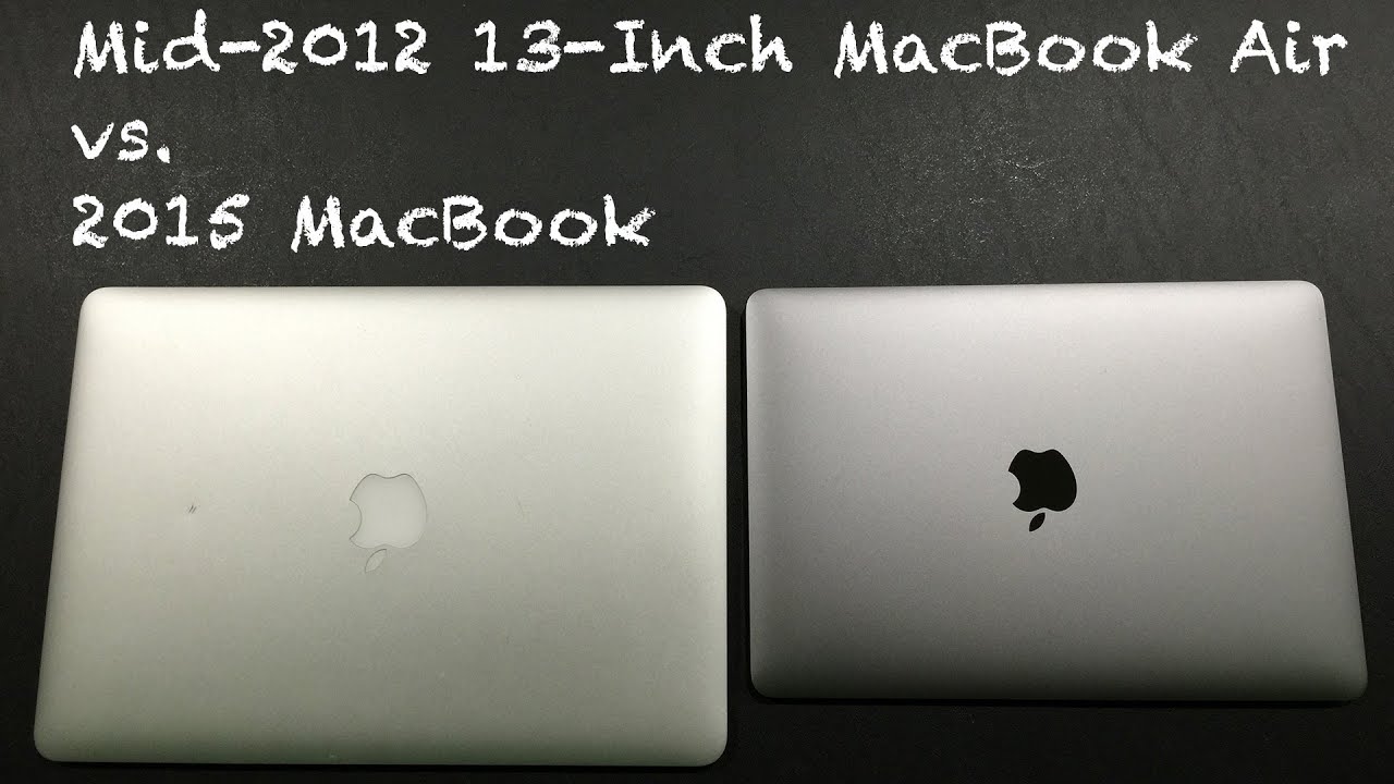 2015 MacBook vs. MacBook Air 13-Inch (mid-2012 version)