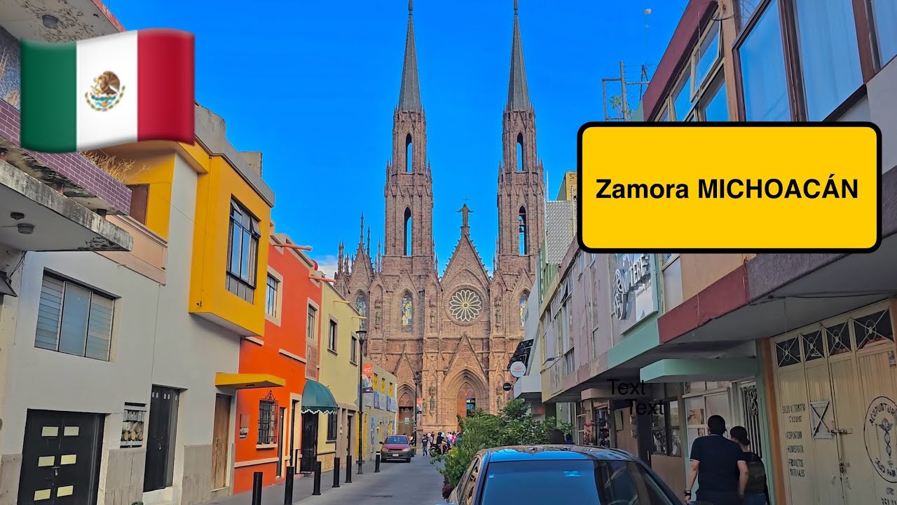 Zamora Michoacán, Plaza y Catedral