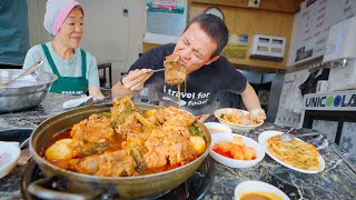 Best Korean Food HUGE BONE HOTPOT + 5 Must Eat Foods in Seoul