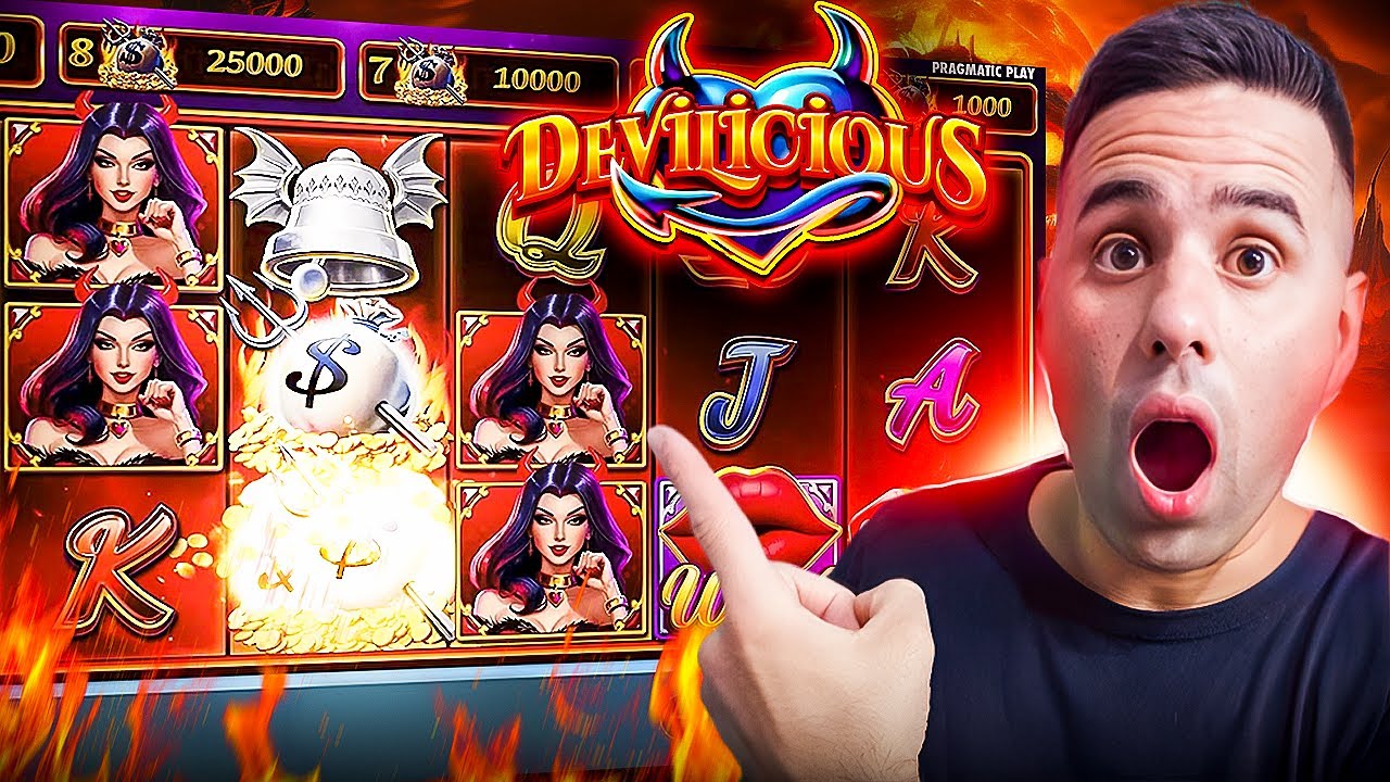 🎰Probando la nueva Maquina en "GANAMOS" // DEVILICIOUS.