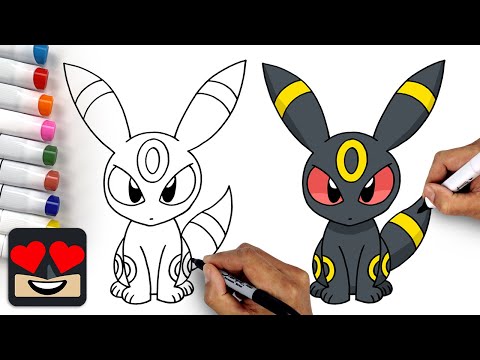 How To Draw Pokemon  Umbreon