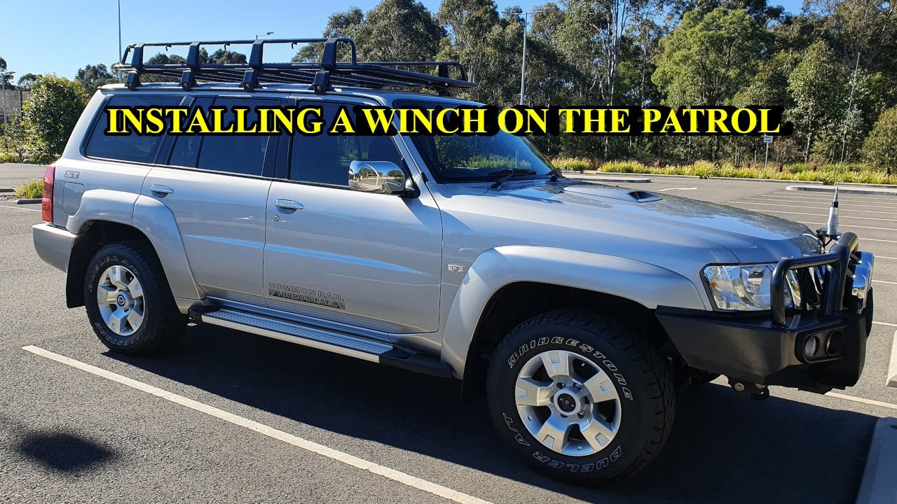 XTM Winch install on a GU Nissan Patrol YouTube