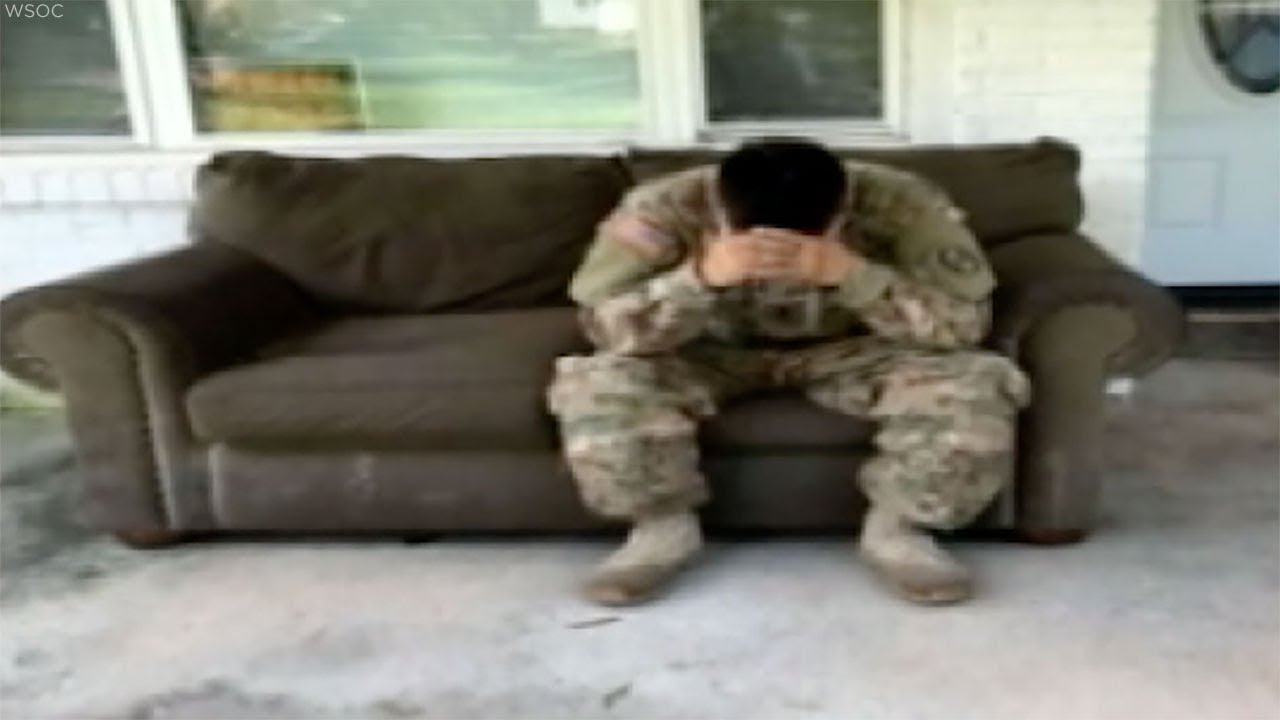 wsoc breaking news Soldier's home robbed during Florence relief mission