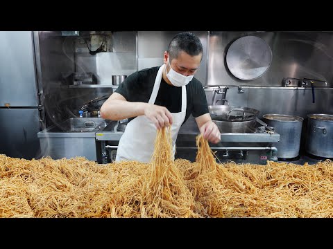 Giant Noodles! Ramen & Fried Rice - Street Food - 巨大焼きそば 炒飯 ラーメン 民生 兵庫 神戸 Yakisoba