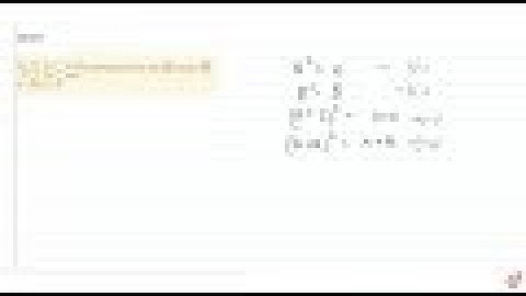 IIT JEE MATRICES If `A ,B ,A+I ,A+B` are idempotent matrices, then `A B` is equal to `B A` b. `-B...
