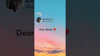 Dear Bestie Status // Bestie Friends Status // Instagram Status Video // Dosti Status Video