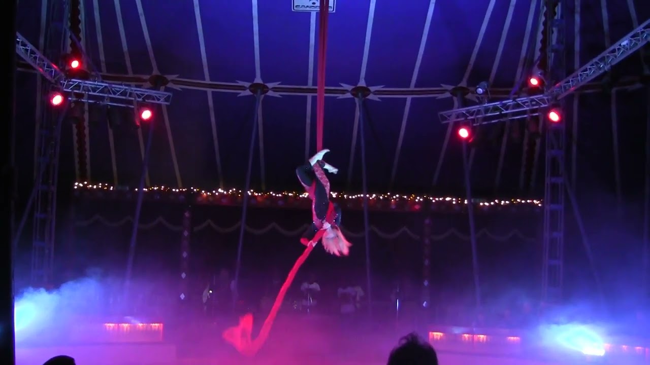 Aerial Silk by Kate Ka at Barelli Weihnachtscircus Circus in Marburg 2022-2023