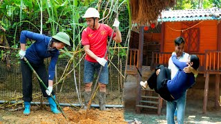 Download Lagu Thuy and A Men's new project: renovating livestock barns, fun moments and life skills MP3